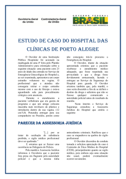 Estudo de Caso do Hospital das Clínicas de Porto