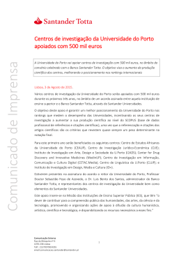 Santander Totta apoia investigação na Universidade do Porto pdf