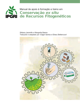 Conservação ex situ de Recursos Fitogenéticos