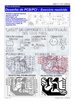 Desenho de PCB/PCI