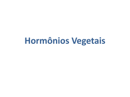 Hormônios Vegetais – Parte 1