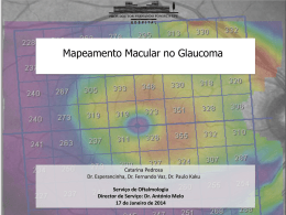 Mapeamento Macular no Glaucoma