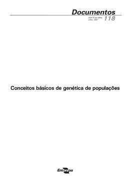 Conceitos básicos de genética de populações