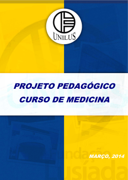 Projeto Pedagógico - Medicina