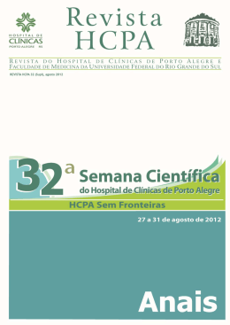 32ª Semana Científica do HCPA - Portal Hospital de Clínicas de
