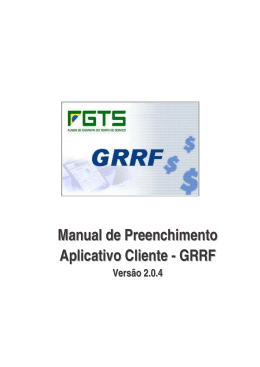 Manual de preenchimento GRRF v 2.0.4 em 25.06.2010