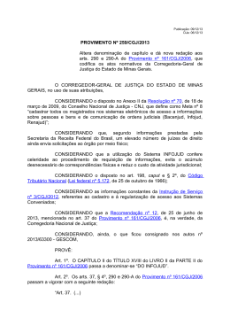 Provimento nº 259 - Tribunal de Justiça de Minas Gerais