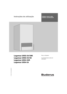 Instruções de utilização Logamax U052-24/28K Logamax U052