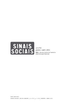 Revista Sinais Sociais N15 pdf