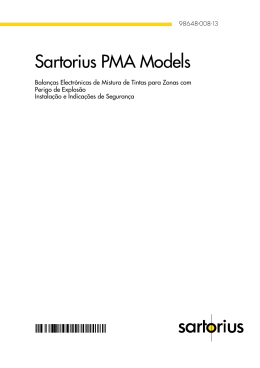 Sartorius PMA Models