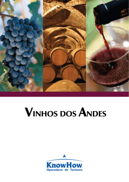 VINHOS DOS ANDES - KNOWHOW :: Operadora de Turismo