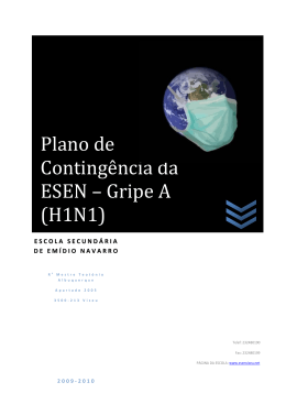 Plano de Contingência da ESEN – Gripe A (H1N1)