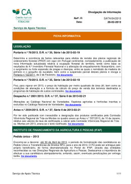 Divulgação de Informação SATA/04/2013 28-02-2013