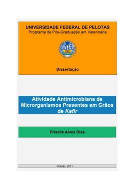 Atividade antimicrobiana de microrganismos - Guaiaca