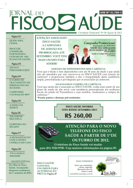 Agosto 2012 - Fisco Saúde