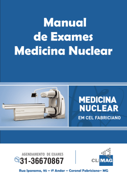 Manual de Exames Medicina Nuclear