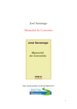 José Saramago - Memorial do Convento (rev)
