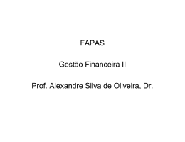 Slides - professor dr. alexandre silva de oliveira