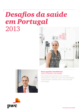 Desafios da saúde em Portugal 2013