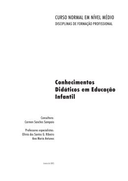 livro iv - 2a edição - conhecimentos em educação infantil