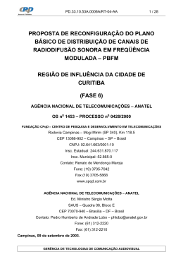 Anexo - Curitiba e Adjacências