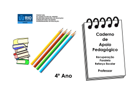 Caderno 4º Ano Professor - Portal da Prefeitura da Cidade do Rio