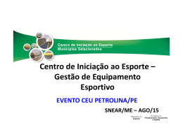 Manual Gestão_CIE - Evento CEU Petrolina