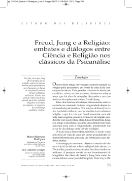 Freud, Jung e a Religião - Revistas Científico