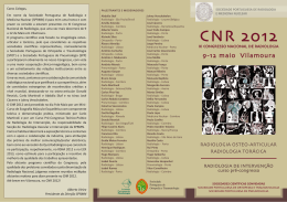 Programa CNR 2012 - Sociedade Portuguesa de Radiologia e