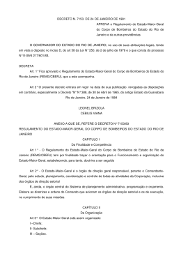 Decreto Estadual Nº 07153