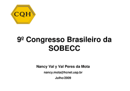 9º Congresso Brasileiro da SOBECC
