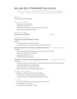 Chronological resume (Minimalist design)