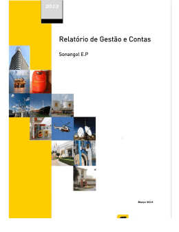 Relatório e Contas da Sonangol de 2013