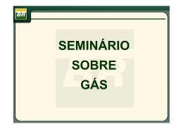 Seminário sobre Gás [PDF |199Kb]