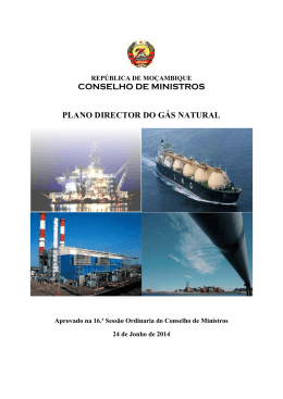 plano director do gás natural - Ministério dos Recursos Minerais e