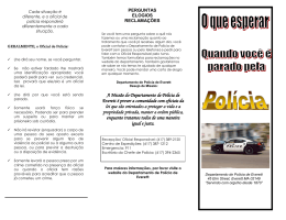 Police Stop Guide Portuguese