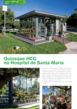 Quiosque HCG no Hospital de Santa Maria