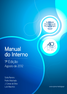 Manual do Interno - Sociedade Portuguesa de Reumatologia