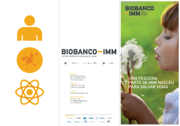 Folheto - Biobanco-IMM