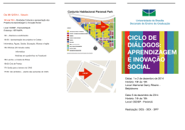 Ciclo de Diálogos: aprendizagem e inovação social