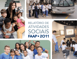 Relatório de Atividades Sociais 2011