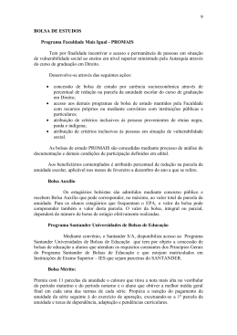 8. Bolsa de Estudo - Faculdade de Direito de São Bernardo do Campo
