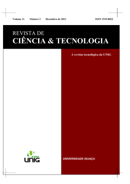 Revista de Ciência e Tecnologia