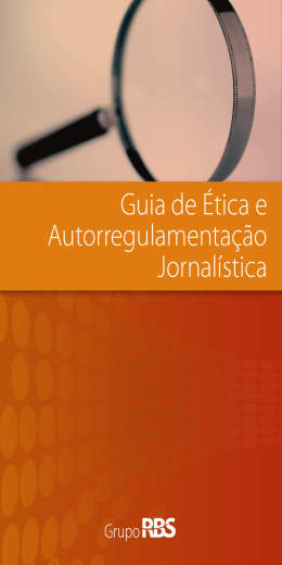 Guia de Ética e Autorregulamentação Jornalística