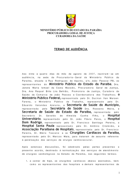 aumentar texto - Procuradoria da República no Estado da Paraíba