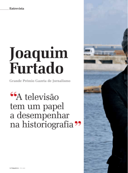 Joaquim Furtado in "Tempo Livre"