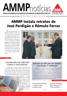 AMMP instala retratos de José Perdigão e Rômulo Ferraz