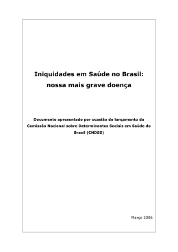 Iniquidades em Sa~de no Brasil