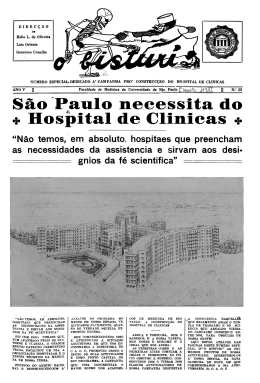 Sao Paulo necessita do * Hospital de Clínicas *