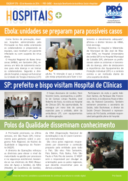 SP: prefeito e bispo visitam Hospital de Clínicas Polos - Pró